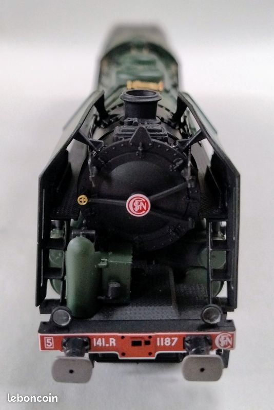 Locomotive à vapeur 141R 1207 DC et DCC RIVAROSSI ho( 2ème ex ) - Modélisme