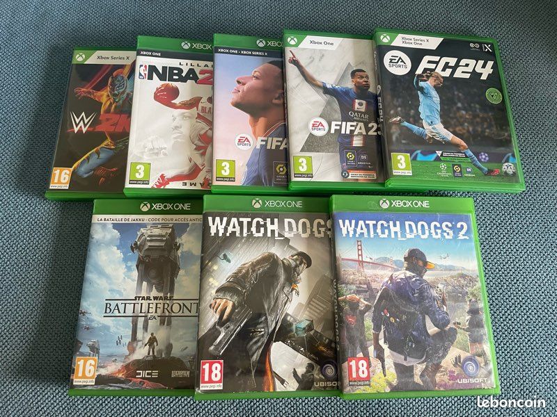Lot De 11 Jeux Xbox One En Français - Occasion - Traces Sur Boîtiers
