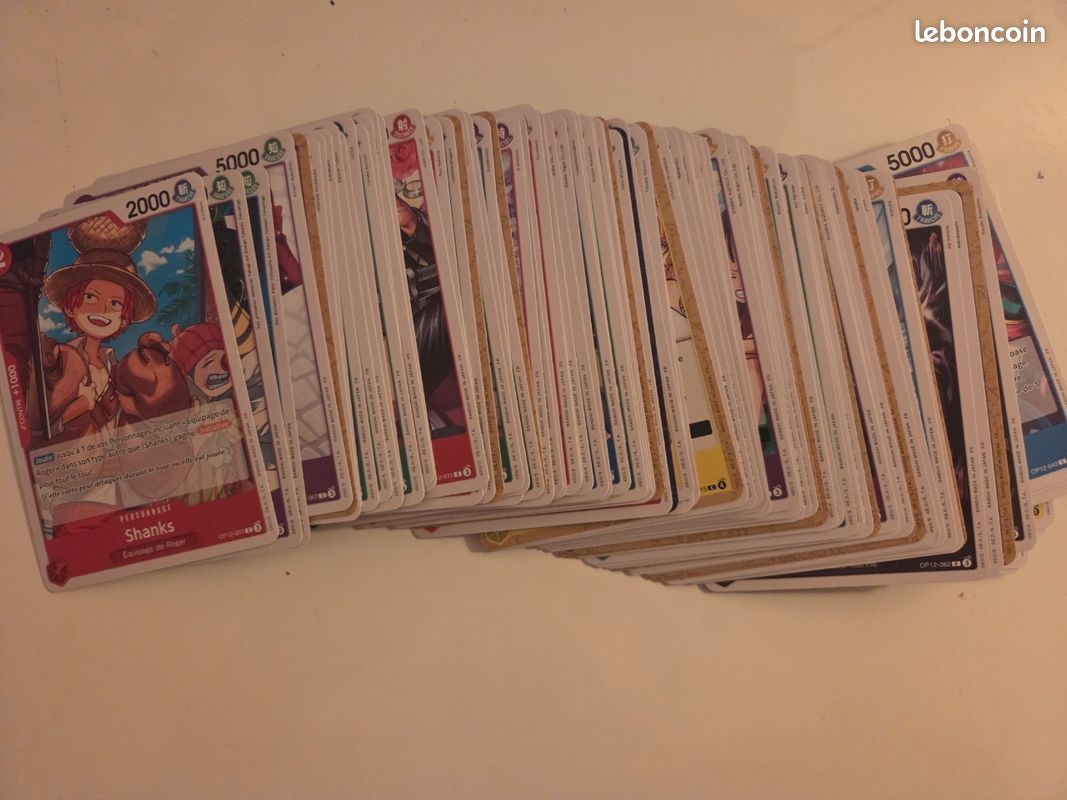 One Piece Cardgame Français : Lot de cartes Multi-Serie Lot 6 (Aucun doublon) - Collection