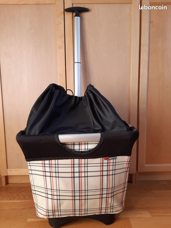 SAC TROLLEY DE COURSES avec SAC ISOTHERME (image 2)