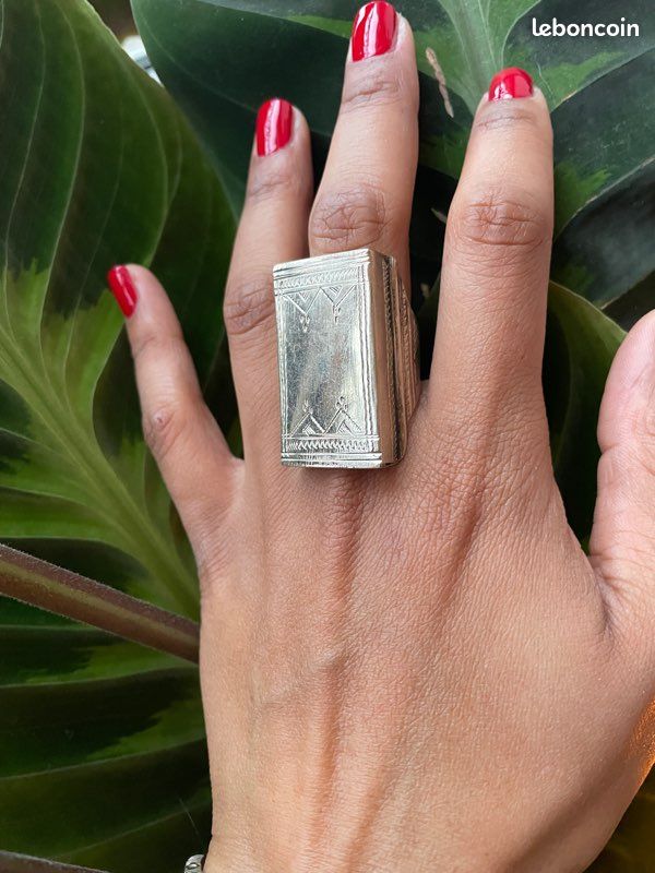 Bague Touareg rectangulaire (image 2)