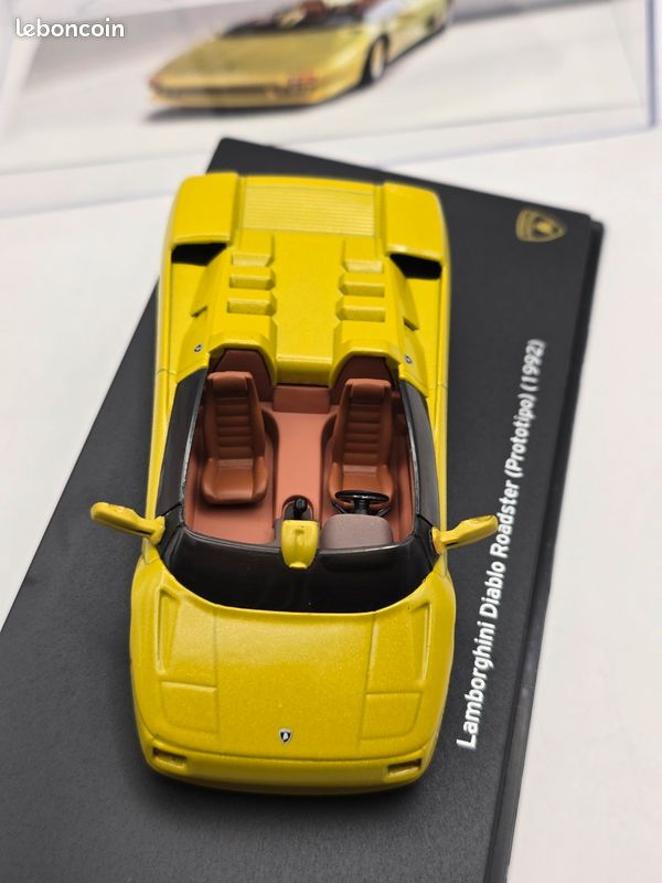 Leo Models 1:43 Lamborghini Diablo VT Año De Construcción 2000 Amarillo Mag Jt12