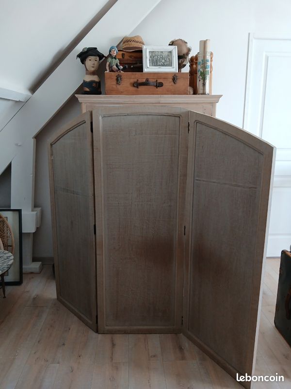 Paravent en bois clair type hêtre (image 6)