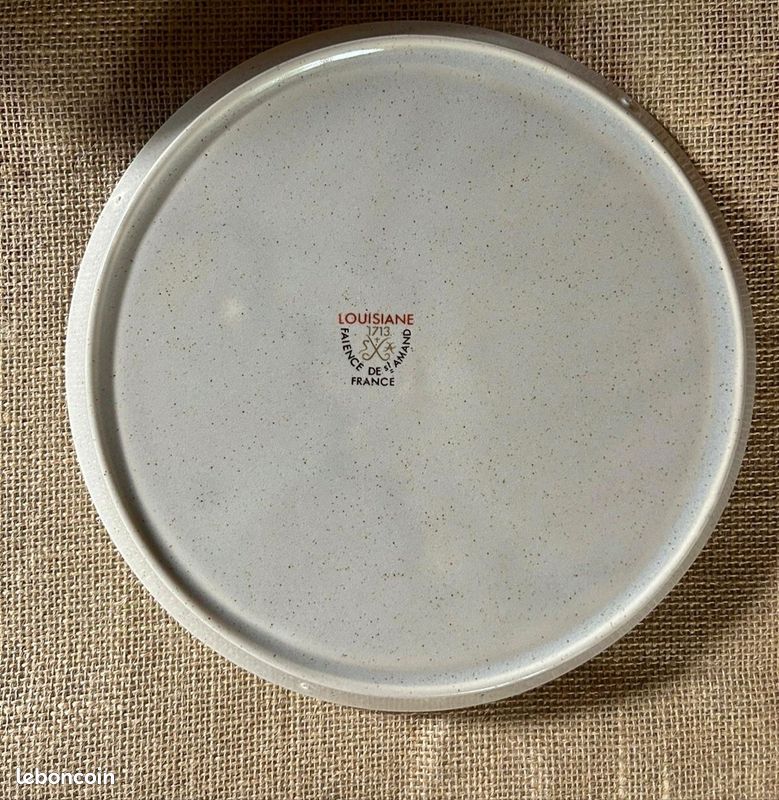 6 assiettes crudités St Amand "Louisiane" (image 2)