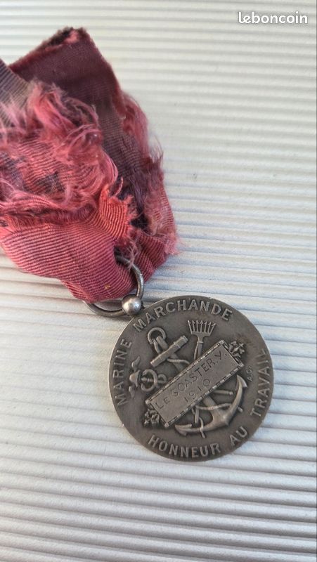 Médaille Rare Le Ministre De La Marine Marchande - Gros Module 68 Mm - Bronze - XXème Siècle