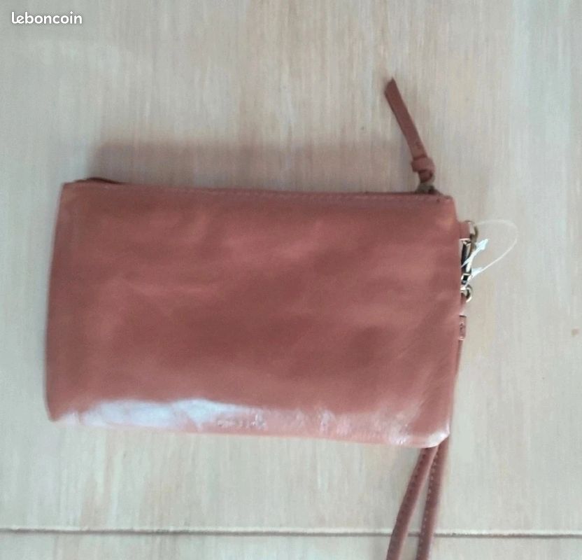 Pochette en cuir marron The Sak (image 5)
