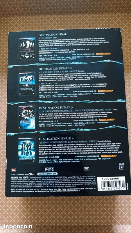 Coffret 4 DVD - Destination Finale : La Tétralogie (Intégrale 1 à 4) (image 14)