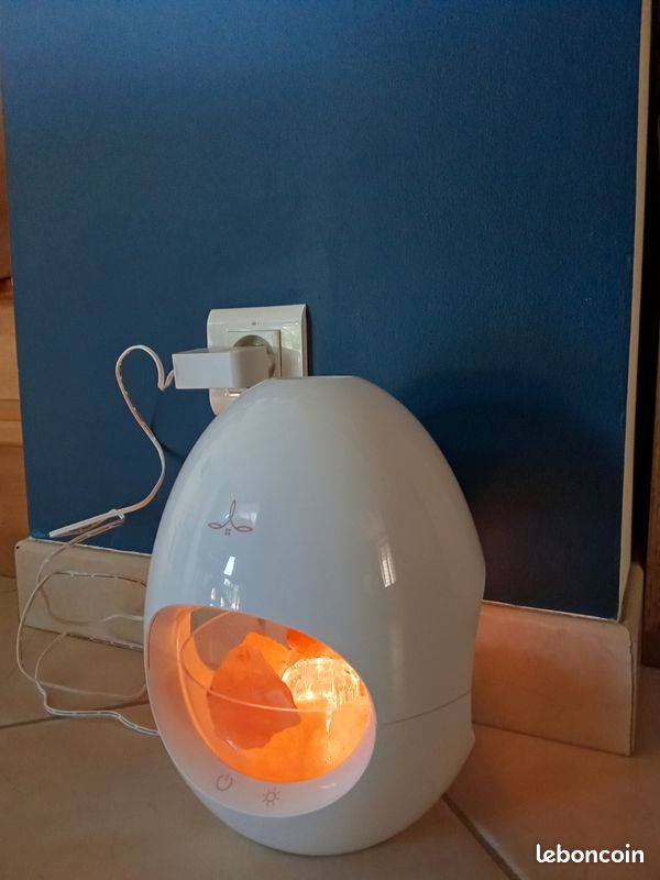 Lampe diffuseur avec cristal de sel de l’Himalaya LED (image 2)