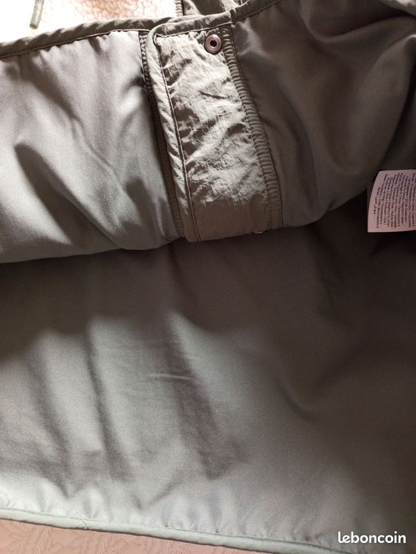 Veste matelassée capuche Vila écru et kaki 38 40 originale (image 6)