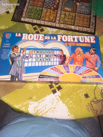 Jeu De Société "La Roue De La Fortune" Version 2008 Dechavanne - Occasion - 4 Joueurs Min