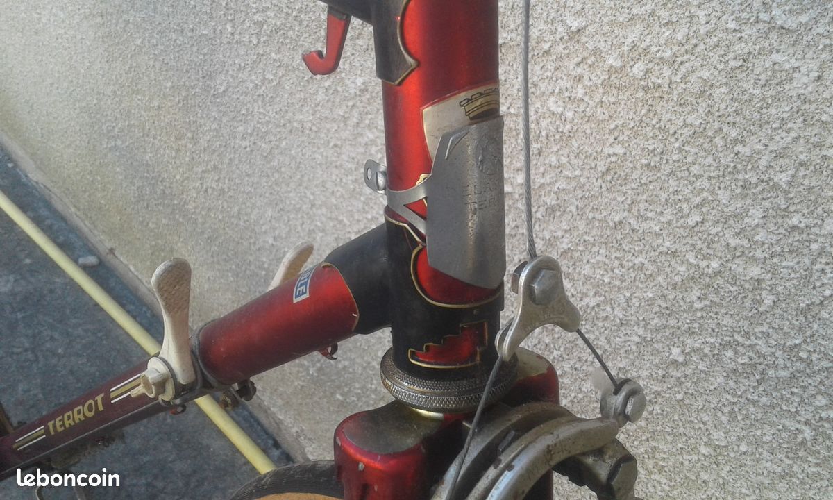 Vélo De Course Terrot 1905 – Grand Pédalier 60 Dents, Modèle A, Pièce De Collection