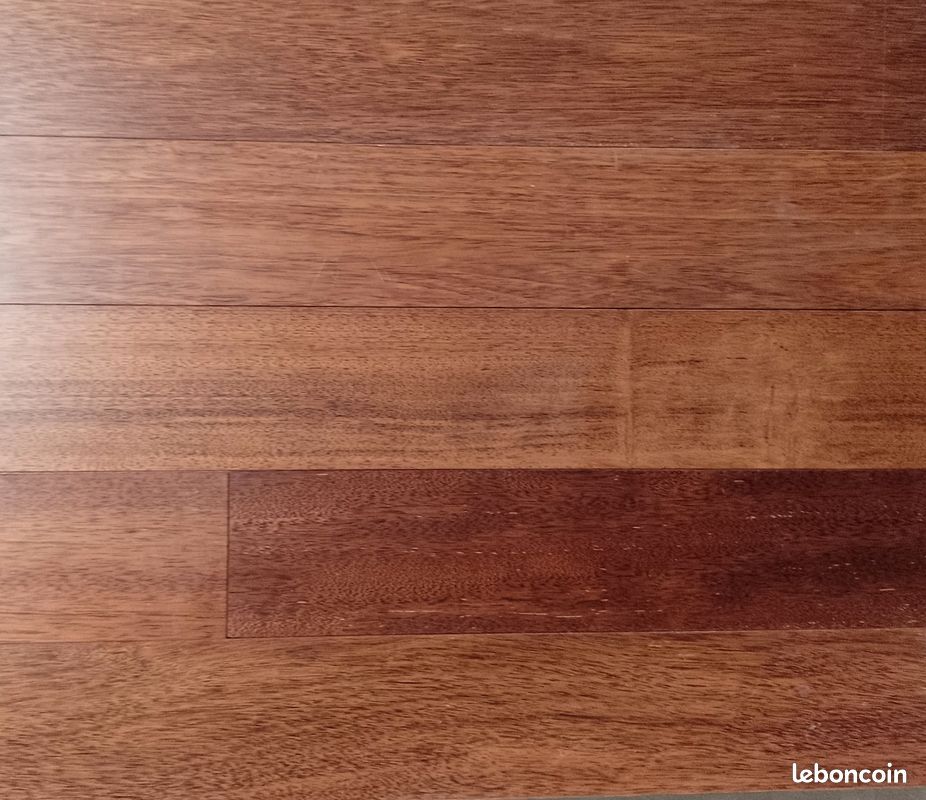 Parquet bois massif merbau - 42 m² (image 1)
