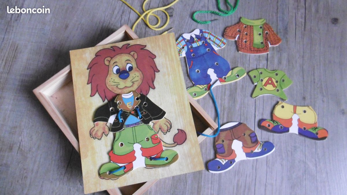 Jeu à lacer petit lion (image 2)