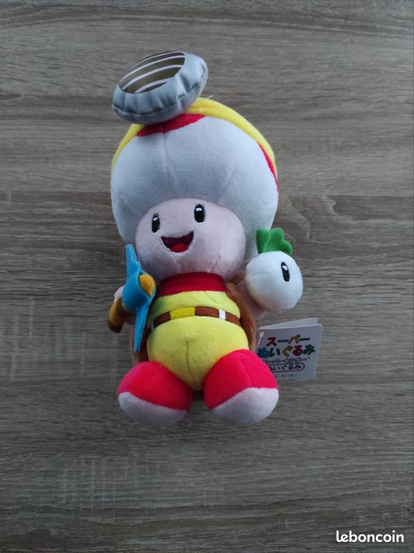 Peluche Captain Toad Super Mario Nintendo jeux video enfant doudou