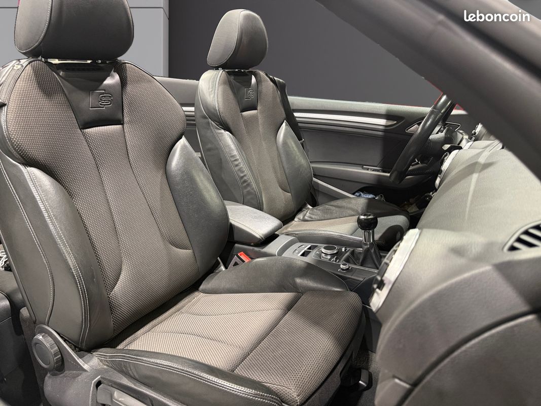 AUDI A3 CABRIOLET 2.0 TDI 150 S Line Garantie 12 mois Sièges chauffants Capote acoustique Roue de secours (image 11)