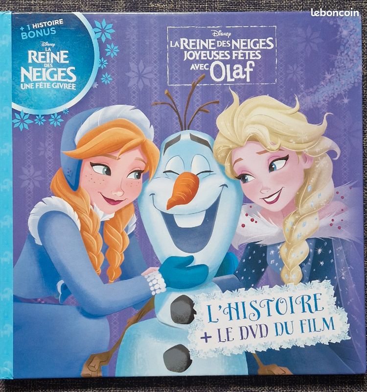 Dvd + livre la reine des neiges (image 1)