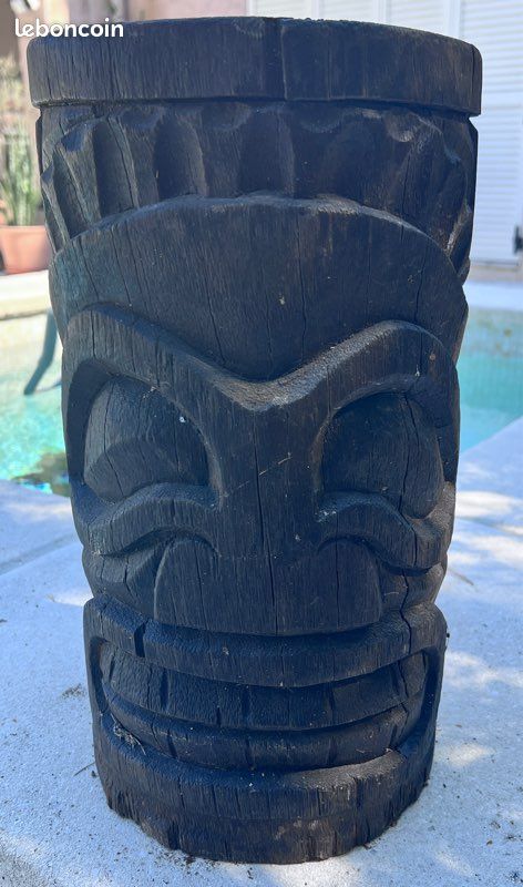 Tiki polynésien véritable (image 1)