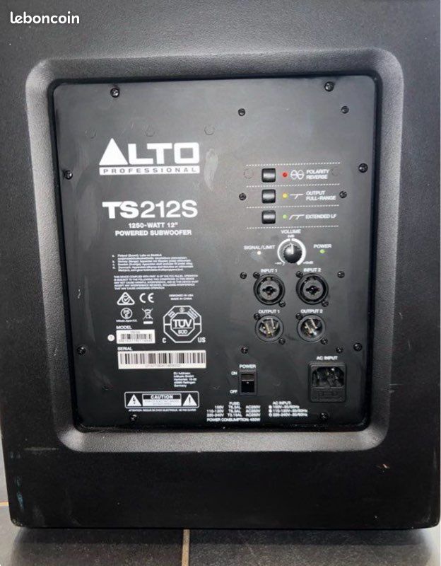 Caisson de basse Amplifié Alto TS212S (image 3)