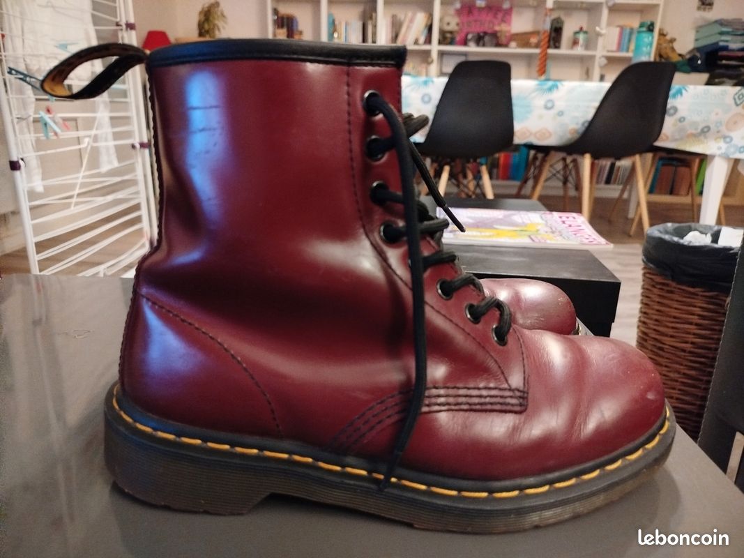 Dr. Martens femme bordeaux (image 3)