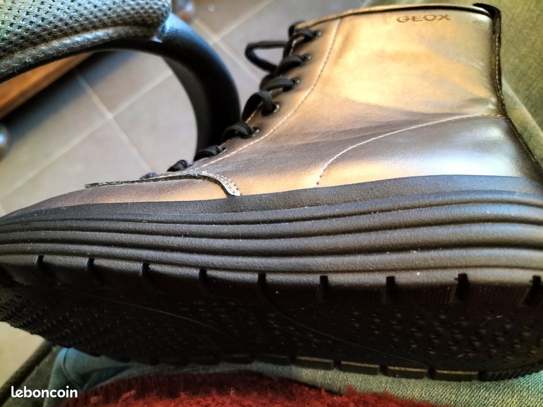 BOTTINES GEOX RESPIRA femme cuir dorees t : 36 (image 16)