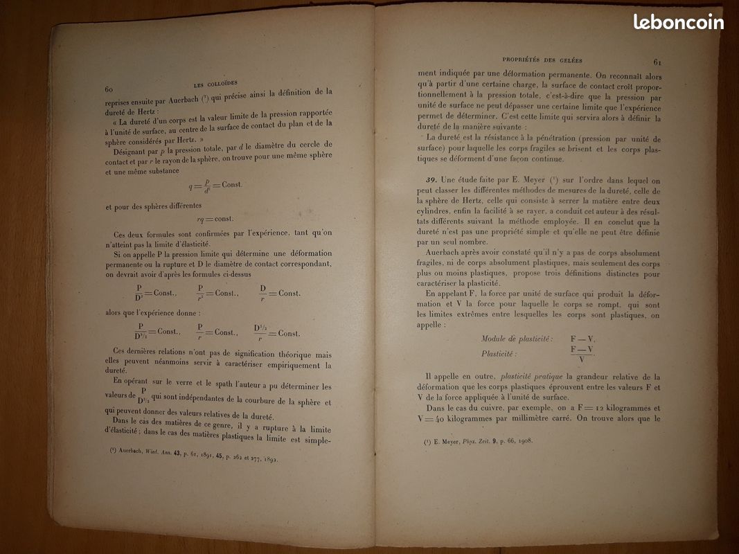 Les Colloïdes - Leurs gelées & leurs solutions - 1921 Paul Bary - DUNOD (image 1)