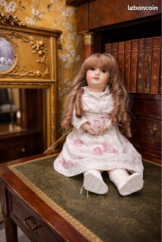 JUMEAU _POUPEE ANCIENNE TETE PORCELAINE_59cm env.T9 EUR 690,00 - FR