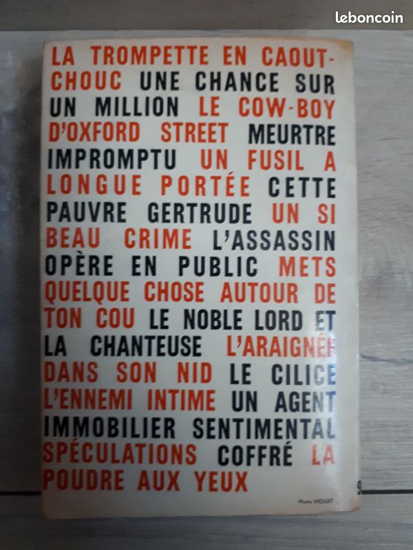 Service des affaires classées - Roy Vickers-OPTA 1960- 432 pages / C714 (image 2)