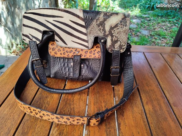 Leather Paul Marius Kaki Sac Paul Marius Suzon M Leopard Paul