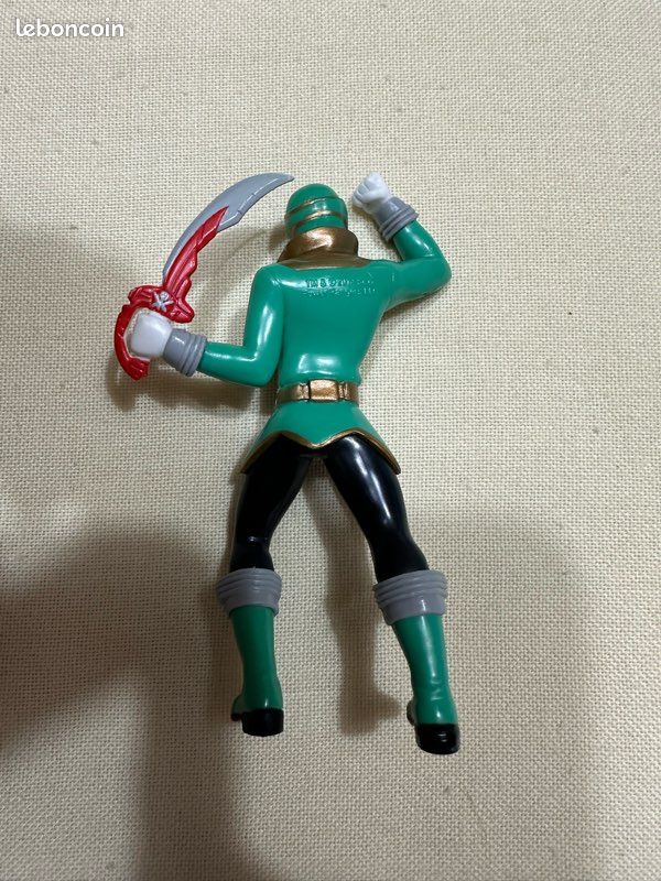 Figurine sentei - power rangers vert 2014 (image 2)