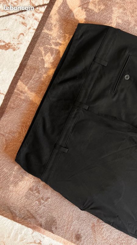 Pantalon à pinces grossesse noir (image 6)