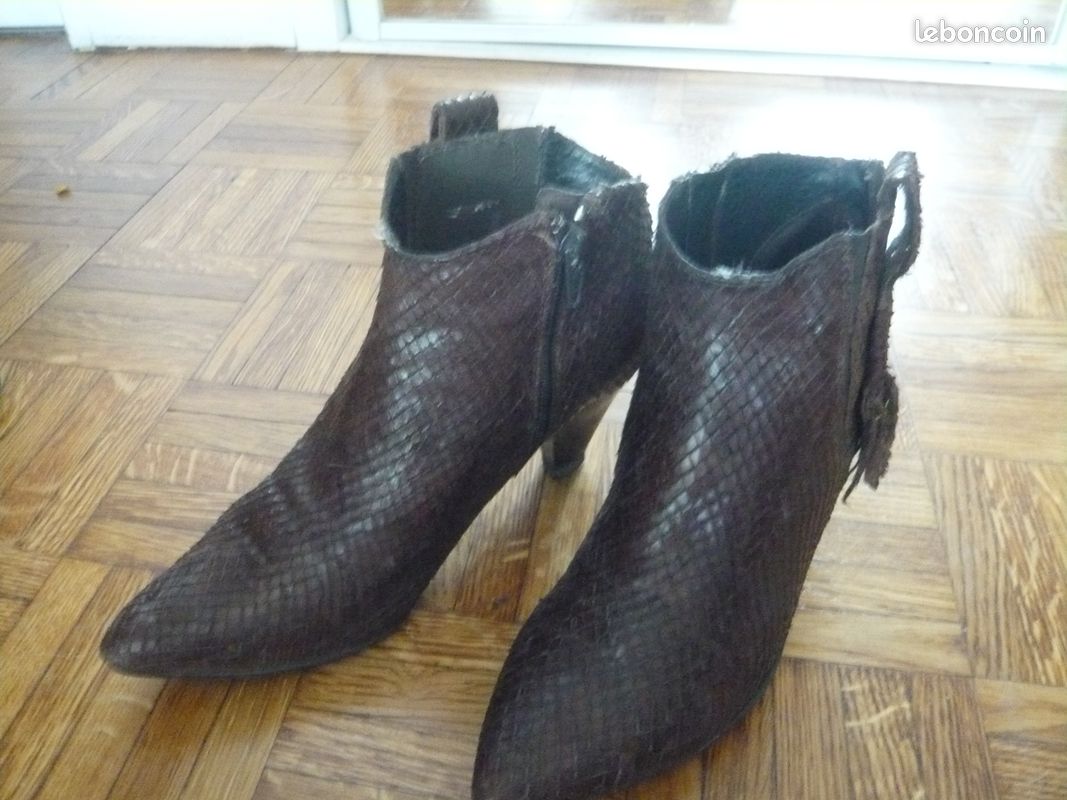 Bottines minelli marron (image 2)