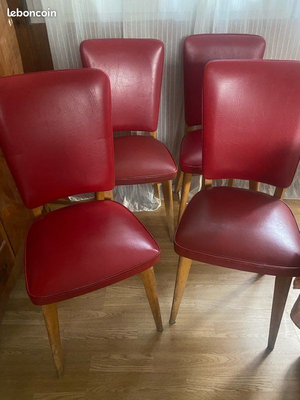 Chaises vintage 1950 (image 1)