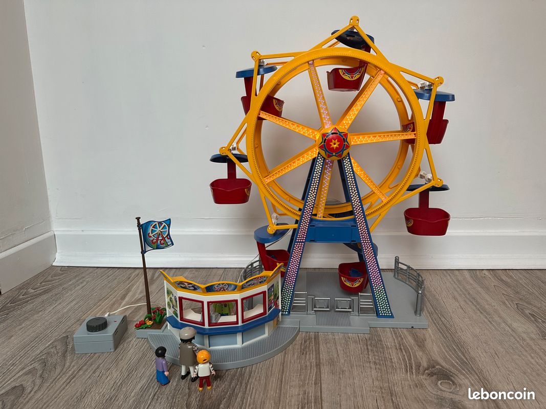 Playmobil Pieza De Repuesto – Gran Noria Con Luces – Set 5552 – Origen Francia – Vintage