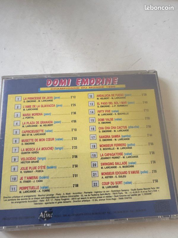 Cd domi emorine le gavroche de l’accordéon (image 2)