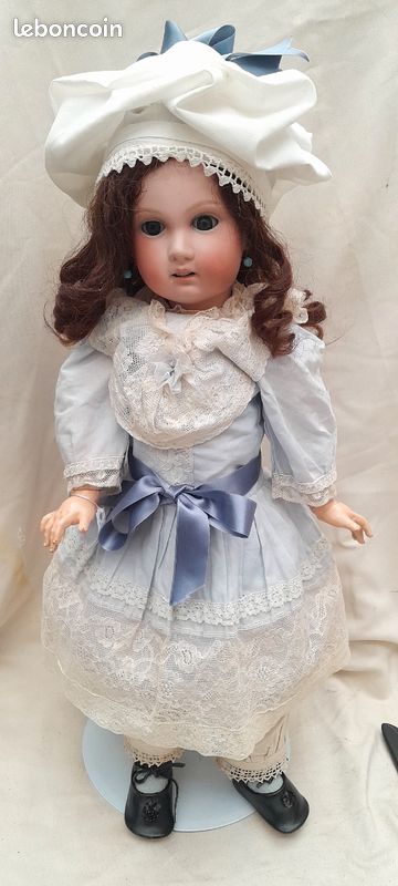 Poupée Ancienne Jumeau 1907 – Porcelaine, Taille 9 (57 Cm), Collection