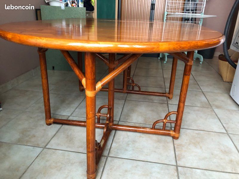 Table ronde bois (image 6)