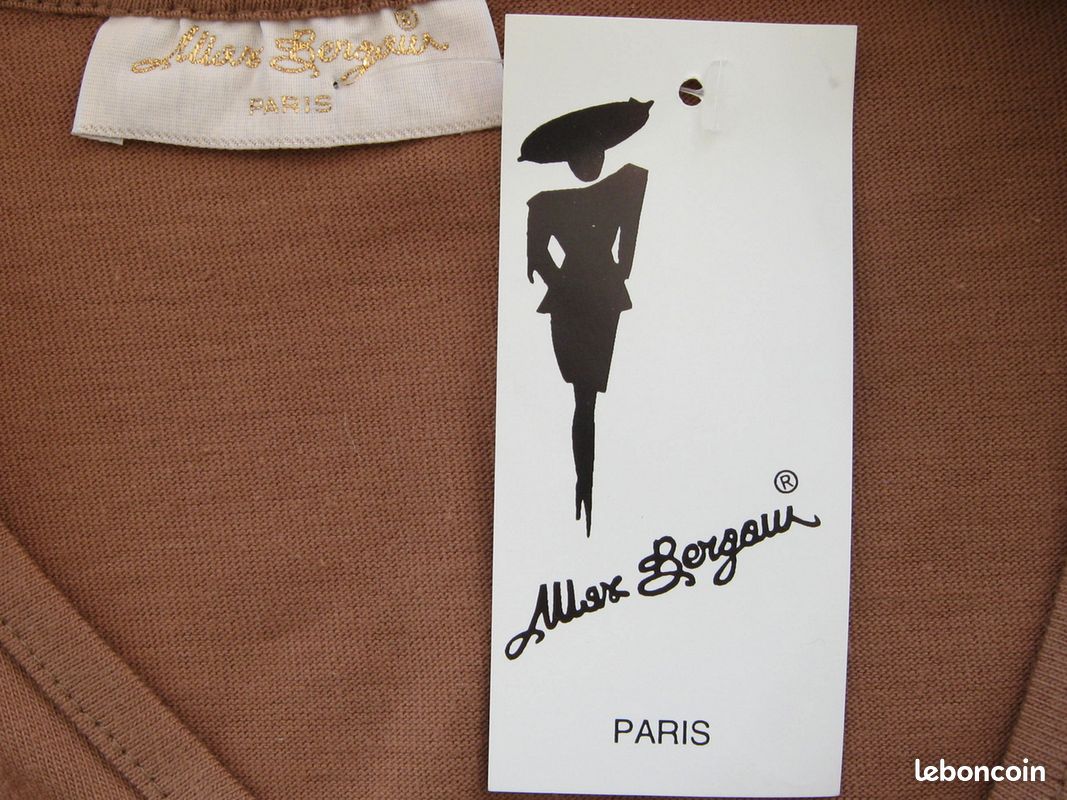 Tee-shirt marron en coton Neuf (image 5)