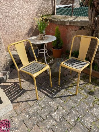 Lot de chaises Tolix Industrielles modèle T4 Xavier Pauchard