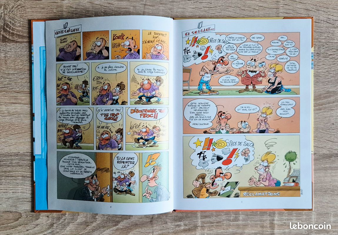 BD "Les Fonctionnaires" Tome 2 : Réduction du temps de travail - Humour au bureau - Neuf (image 2)