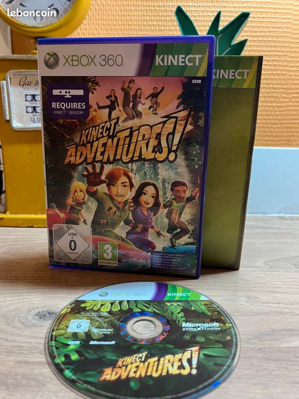 Microsoft Xbox 360 - Kinect Adventures ! - Complet - Bon État - Jeu Avec Boîtier Et Notice