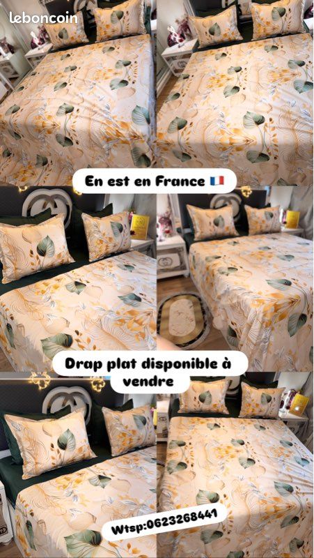 Parure drap plat 6 pièce (image 8)