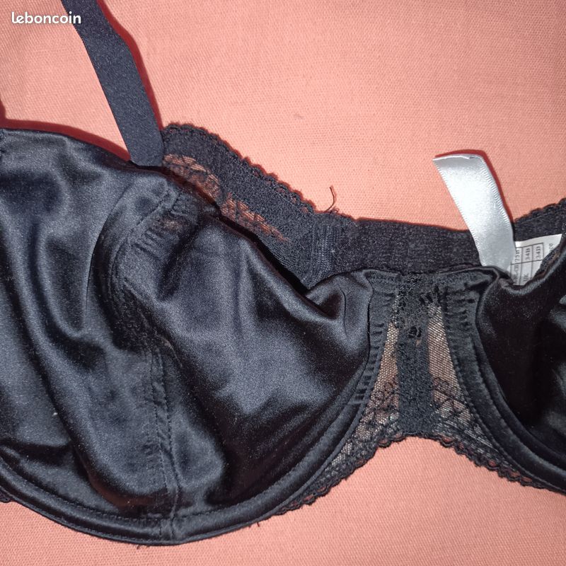 Parure De Lingerie Implicite 90B – Soutien-gorge Balconnet Avec Armature, Couleur Marron – Neuve Sans étiquettes