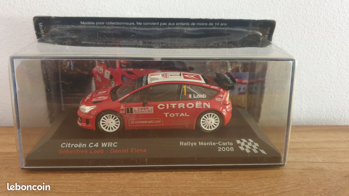 Citroën c4 wrc Monte Carlo 2008 1/43 (image 1)