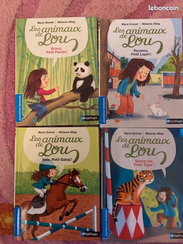 4 livres "Les animaux de Lou" (image 2)