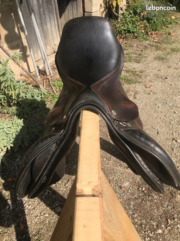 Selle D'équitation Barnsby Noire - Taille 17,5 Pouces, Vendue En 2014, Occasion