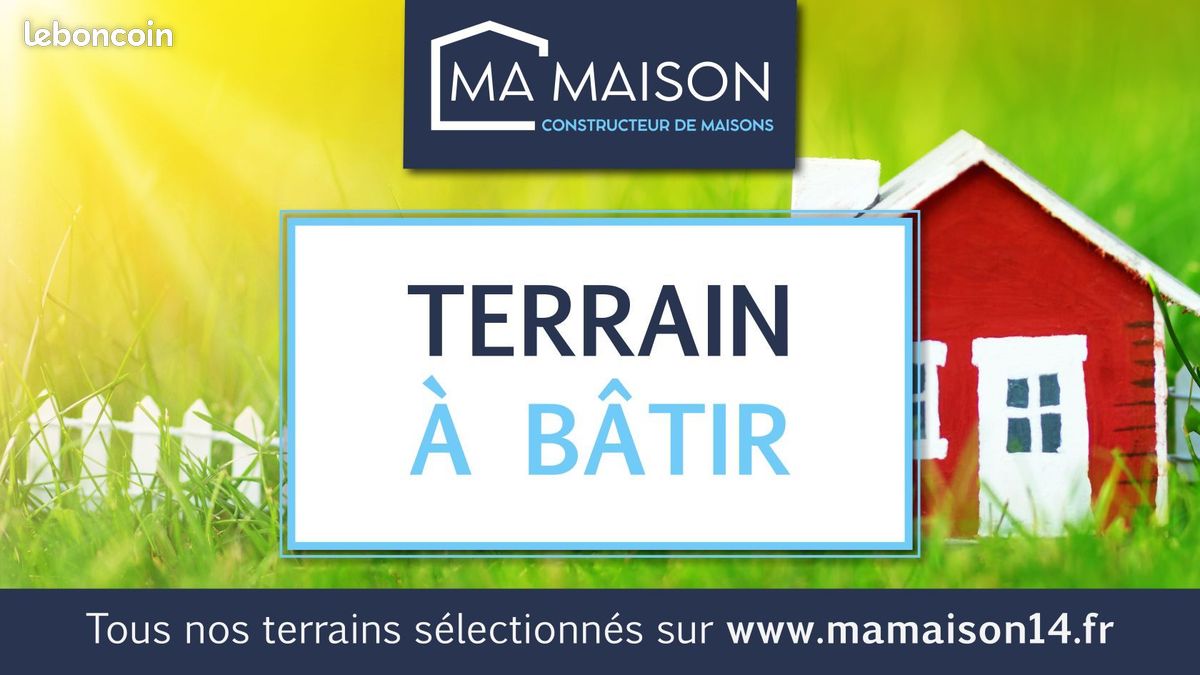 Terrain à bâtir de 420 m² à BRETTEVILLE-SUR-ODON (14) · 117 000 €