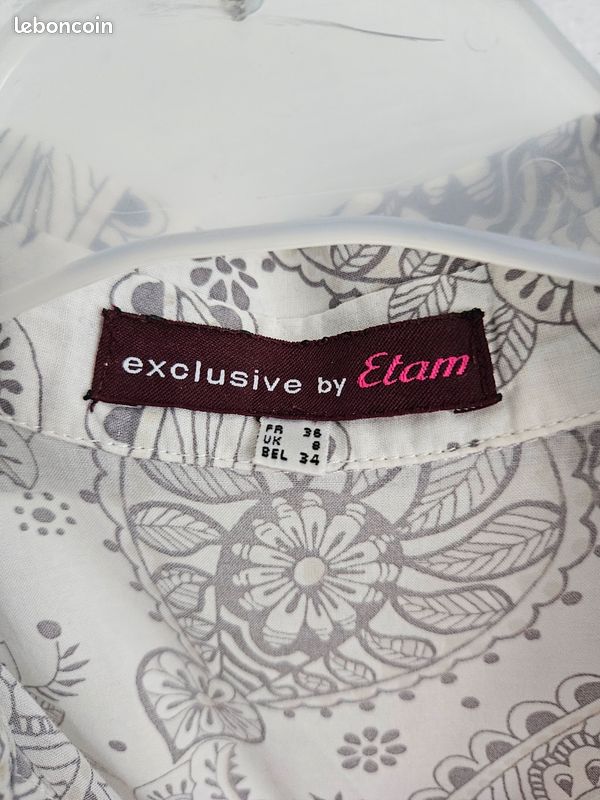 Chemisier débardeur t.36 Etam (image 3)
