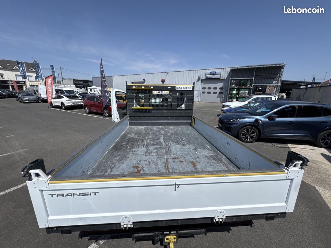 Ford Transit 2T CCb P350 L2 2.0 EcoBlue 165ch HD RJ Trend BENNE (image 11)