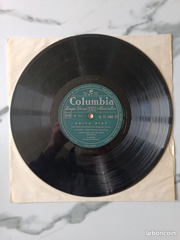 Vinyle 33T - Edith PIAF - La vie en rose (image 4)