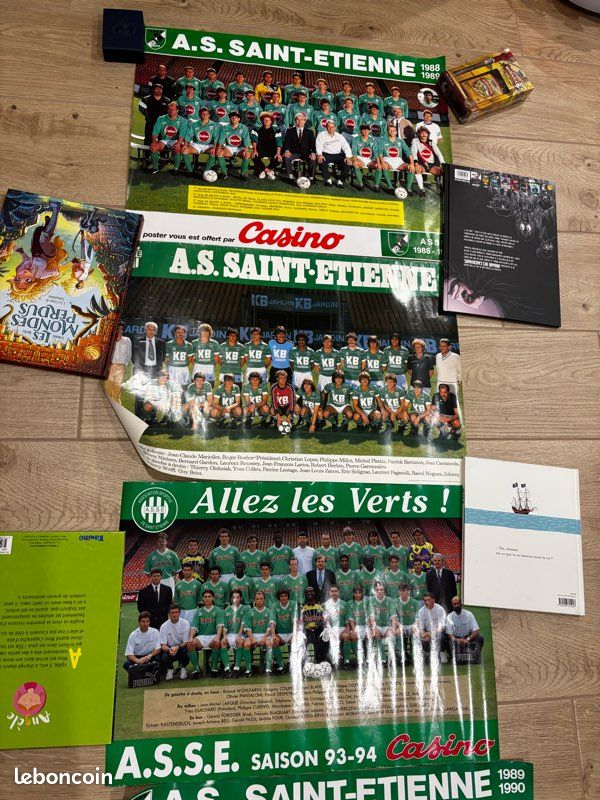 Camiseta Local AS Saint-Étienne 1988-89